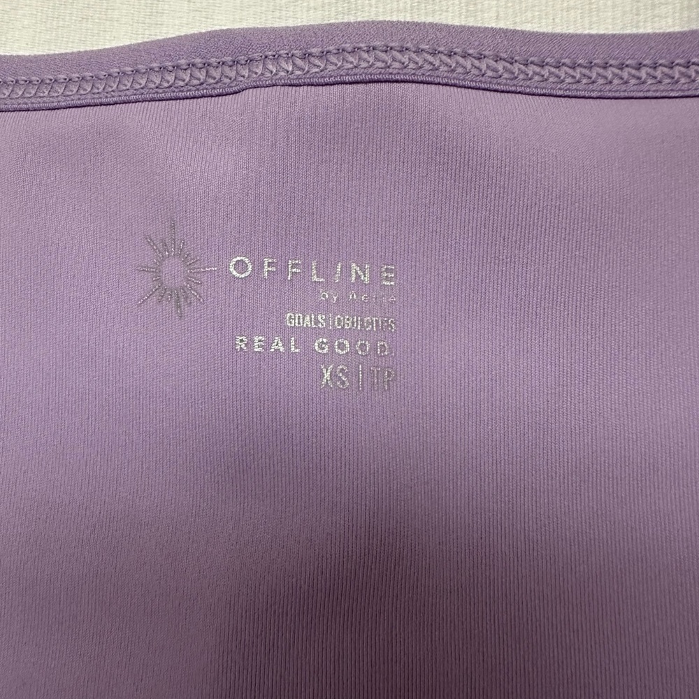 purple aerie crop top - Picture 4 of 4